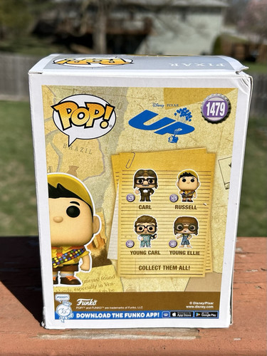 Funko POP! Figura Disney Pixar Up - Russell con Candy Bar #1479 - Imagen 4 de 8