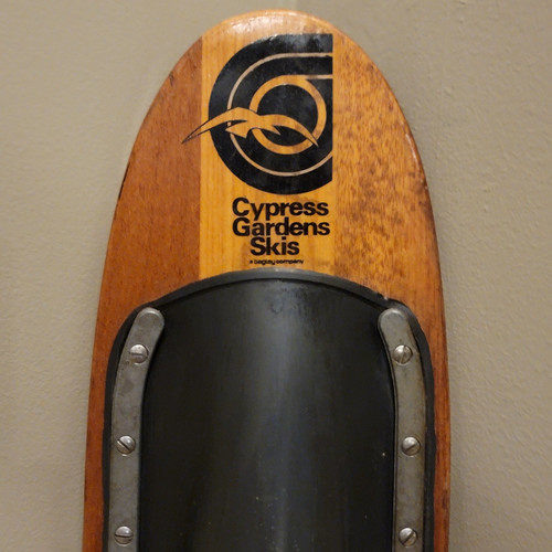 Pattinaggio sci nautico giardino cipresso anni 60 28" legno slalom trucco wakeboard vintage - Foto 8 di 13