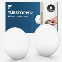 TüRstopper Wand Selbstklebend, 6 StüCk 60X8 Mm TüRpuffer Wand Bummsinchen, Wands