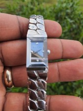 Gucci G-Frame Silver Dial Stainless Steel Bracelet Ladies Watch YA147501