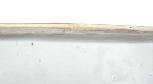 19C Chinese Export Rose Medallion Celadon Scholar Brush Box - Picture 9 of 9