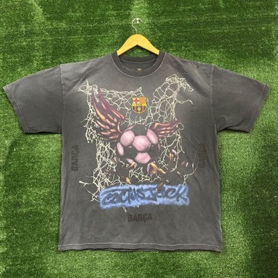 FC Barcelona x Cactus Jack Travis Scott Hip-Hop T-Shirt Size Extra Large