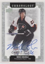 2018-19 Upper Deck Chronology Franchise History Mike Knuble #FH-PH-MK Auto 8s6