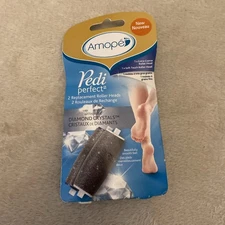 NEW Amope Pedi Perfect Ultra + Regular Coarse Refills 2 Pack for Hard Foot Skin
