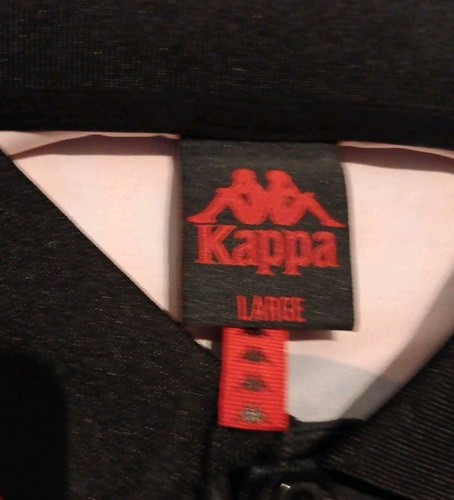 Camiseta Polo Kappa X Faze Clan Grande Fútbol Rojo Negro Nueva con Etiquetas - Imagen 6 de 7