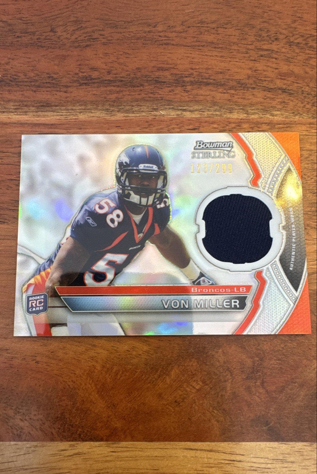Von Miller Bowman Sterling Relic #BSRVM Refractor