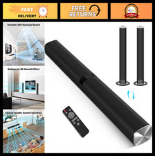 80W Bluetooth Sound Bar for Smart TV, Detachable Design, Dynamic Volume Boost, 3