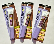 3 PACK Maybelline Super Lock Brow Glue Gel, 257 MEDIUM BROWN, Tinted NEW Sealed