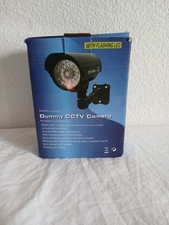 Black Fake Dummy Security CCTV Camera Waterproof IR LED Outdoor Indoor Surveilla