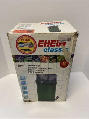 EHEIM Classic 350 2215 Canister Filter for Aquarium Open Box Missing Pieces-read