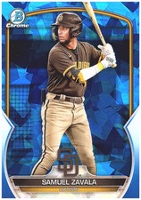 2023 Bowman Chrome Sapphire Edition #BCP-241 Samuel Zavala Prospects