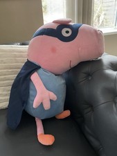 2003 Large George Pig (Peppa Pig) Superhero Plush Toy