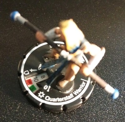 MAGE KNIGHT ''Quarterstaff Warrior - Figur Nr. 026'' (2003/Uprising) + Sehr gut +