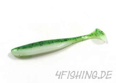 KEITECH Easy Shiner CHARTREUSE PEPPER SHAD in 5'' - aromatisierter Topgummi
