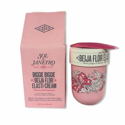 Sol De Janeiro Biggie Beija Flor 68 Elasti Cream 16.9 fl oz 500 ml NEW