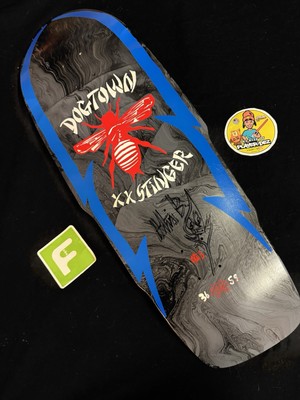 SUPER RARE SIGNED Otis B Double Xx Stinger Dogtown Skateboard Deck