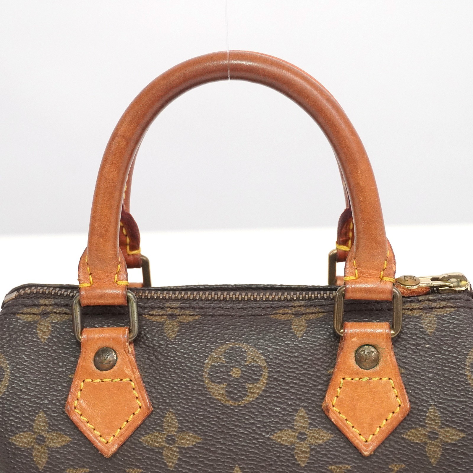 LOUIS VUITTON LV Monogram Mini Speedy M41534 Handbag France TH1922 Auth #53782A