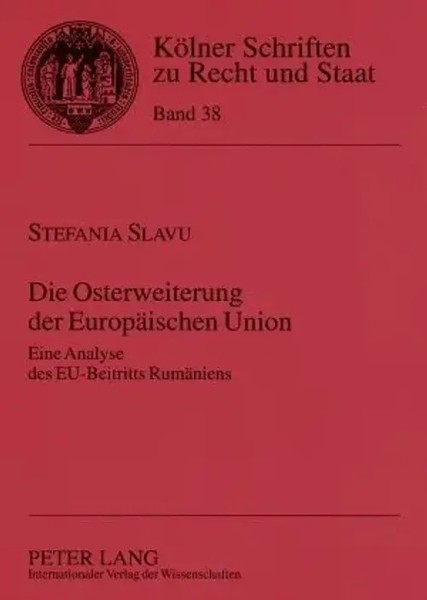 Die Osterweiterung Der EuropäIschen Union Stefania Slavu Taschenbuch Deutsch-image