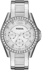 Fossil Riley ES3202 Damenuhr - Silber