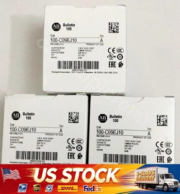 1PCS Brand New Allen Bradley 100-C09EJ10 IEC 9A Contactor 24VDC Fast Shippin
