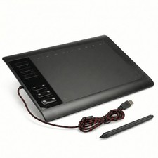 Graphic Drawing Tablet 10x6 Inch with Stylus  Digital Art Pad for PC  Mac