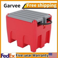 58 Gallon Portable Fuel Tank for Diesel Gasoline 13.1ft Hose Auto Fueling