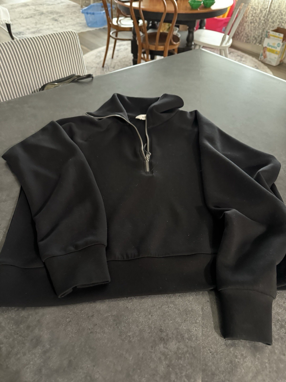 SPANX AirEssentials Half Zip Pullover Sweatshirt … - image 1