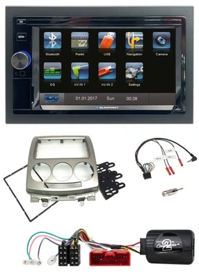 Blaupunkt SD Bluetooth 2DIN MP3 USB Lenkrad Autoradio für Mazda 5 CR 2005-2010 s - Bild 1 von 4