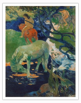 The White Horse (Le Cheval Blanc) by Paul Gauguin 1898