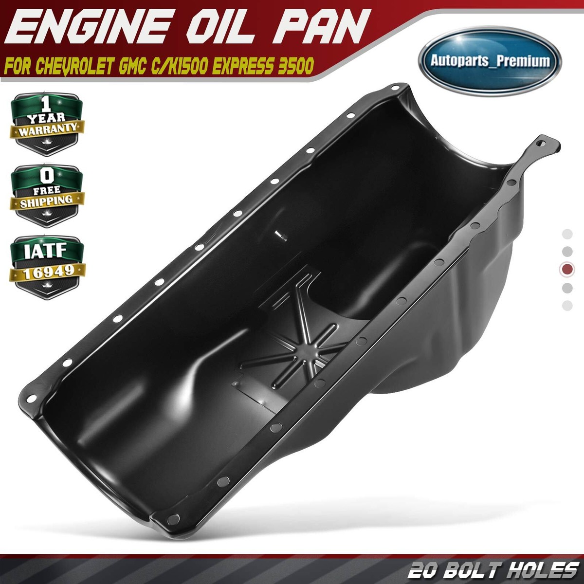 専用② Engine Oil Pan for Chevrolet GMC C/K1500 2500 3500 Express
