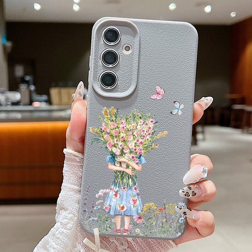 Case For Samsung Galaxy S25 S24 Ultra S23 FE S22 S21 Shockproof Flower TPU Cover - Picture 16 of 19