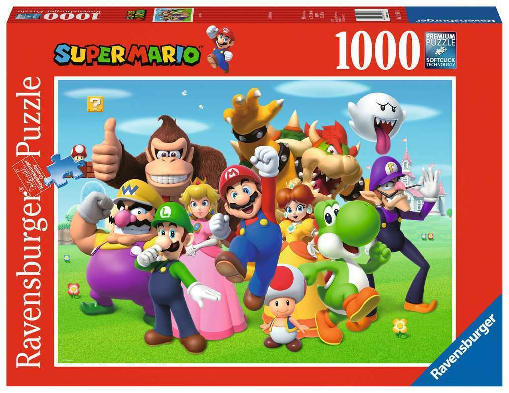 Super Mario 1000 Teile Puzzles Mit Verschiedenen Themen & Motiven Neu
