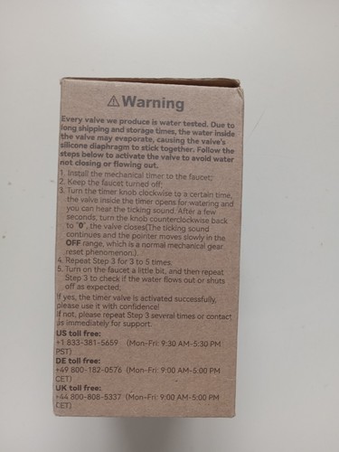 RainPoint 1 Zone Mechanical Water Timer MT101 - Picture 2 of 8