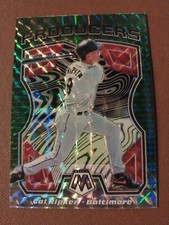 2021 CAL RIPKEN PANINI MOSAIC PRODUCERS GREEN PRIZM CARD #P8 BALTIMORE ORIOLES