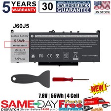 Battery J60J5 MC34Y For Dell Latitude E7270 E7470 WYWJ2 GG4FM 451-BBSY 451-BBSX