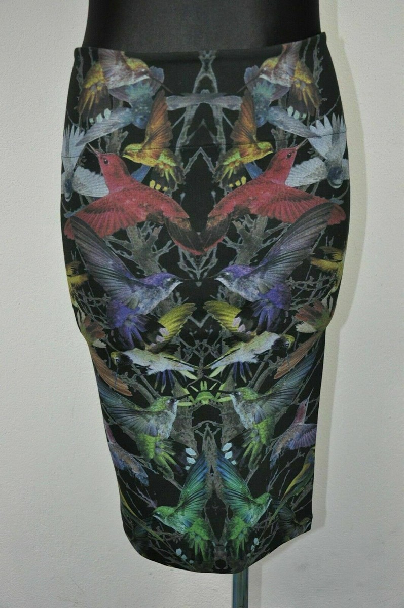 スカート ALEXANDER McQUEEN NYLON TARPAULIN PENCIL SKIRT Alexander McQueen Bird Print Women's Pencil Skirt size S | eBay