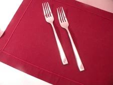 Set of 2 Cambridge DYLAN Dinner Forks Stainless Steel 8 1/4"