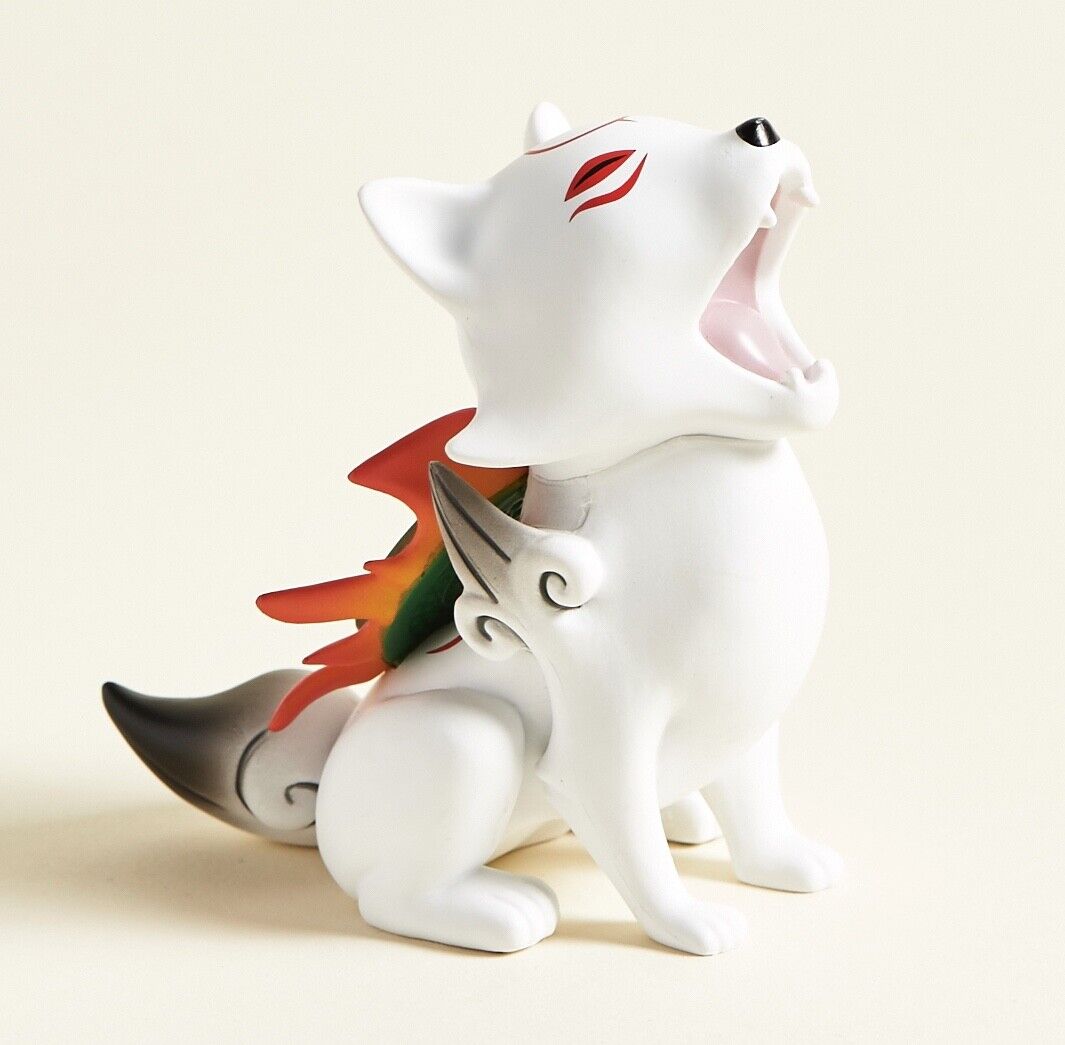 Okamiden Chibiterasu VERY RARE Wolf Vinyl Figure Exclusive Okami Den