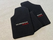 For Vw Scirocco Mk2 16v Floor Mats Carpet Black Set Of4 1982-92