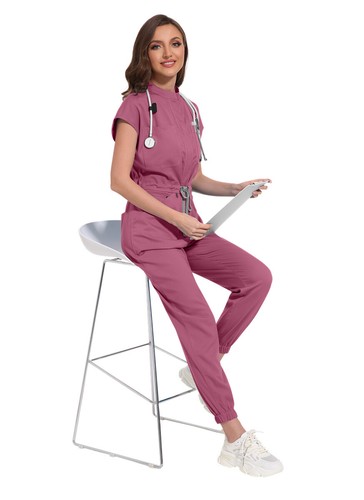 Quality Medical Nursing Scrub Jumpsuits NiaaHinn Uniforms Women Jogger Hospital - Picture 25 of 60