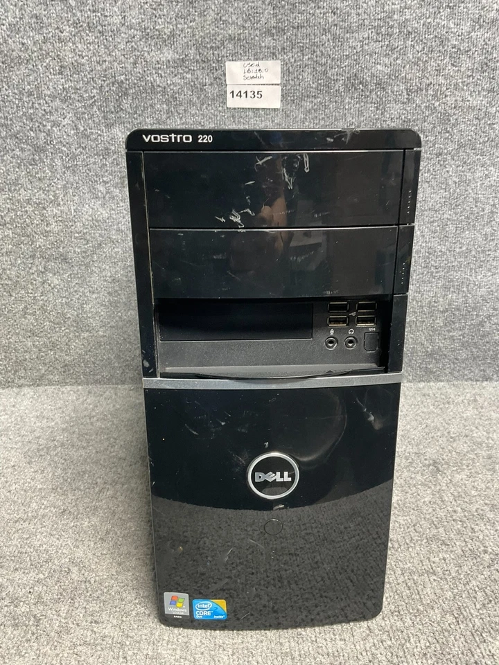 Dell Vostro 220 PC 🖥️⚙️ Core 2 Duo 250GB HDD 3GB RAM Tower Black - Image 4 of 4