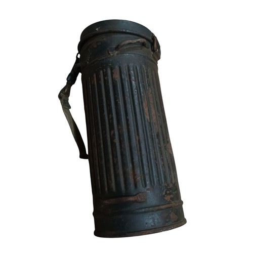 Wehrmacht Gasmaske Gasmaskendose 1944 Gestempelt Heer Landser 2WK WW2 - Bild 2 von 11