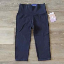 NWT JoyLab Women's High Rise Cropped Leggings Dark Blue/Black Size S