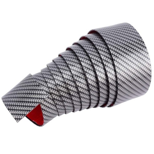 2.76x39.4" Carbon Fiber Door Entry Threshold Guard Scratch Cover Protector Strip - Picture 5 of 14