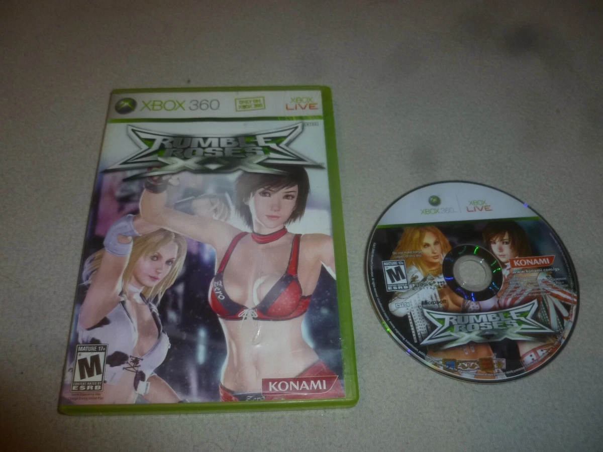 XBOX 360 VIDEO GAME RUMBLE ROSES XX COMPLETE W CASE KONAMI eBay