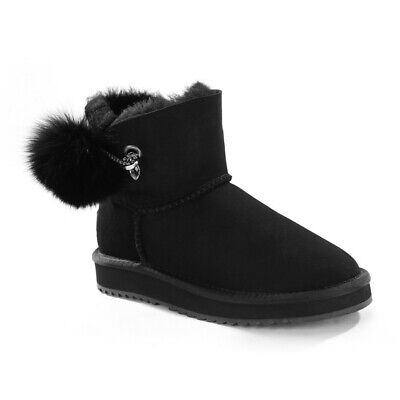 Womens UGG Boots Mink Hair Ball Short Classics Premium Womens UGG Boots Mink Hair Ball Short Classics Premium
