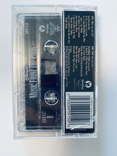 Walt Disney Music From The Park Cassette Tape *NEW 25th Anniversary Disney World - Picture 2 of 4