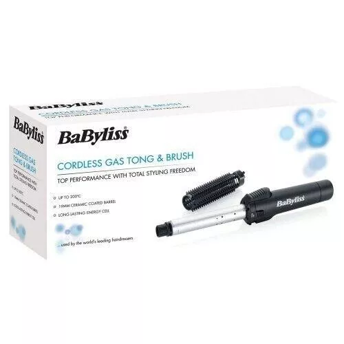 Babyliss 2583bu pro gas cheap hair tong and brush