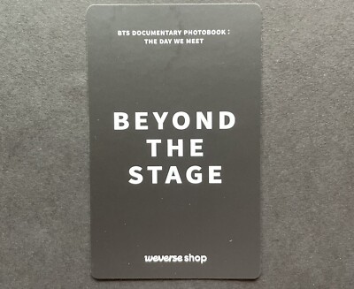 BTS-BEYOND THE STAGE' BTS DOCUMENTARY PHOTOBOOK WEVERSE SHOP