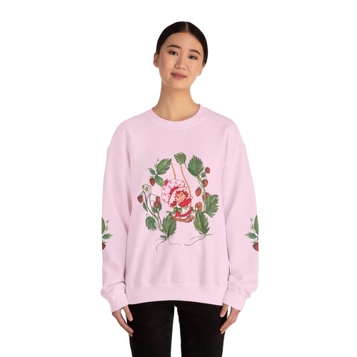 Cute Strawberry Shortcake Crewneck with Sleeves - Picture 21 of 21